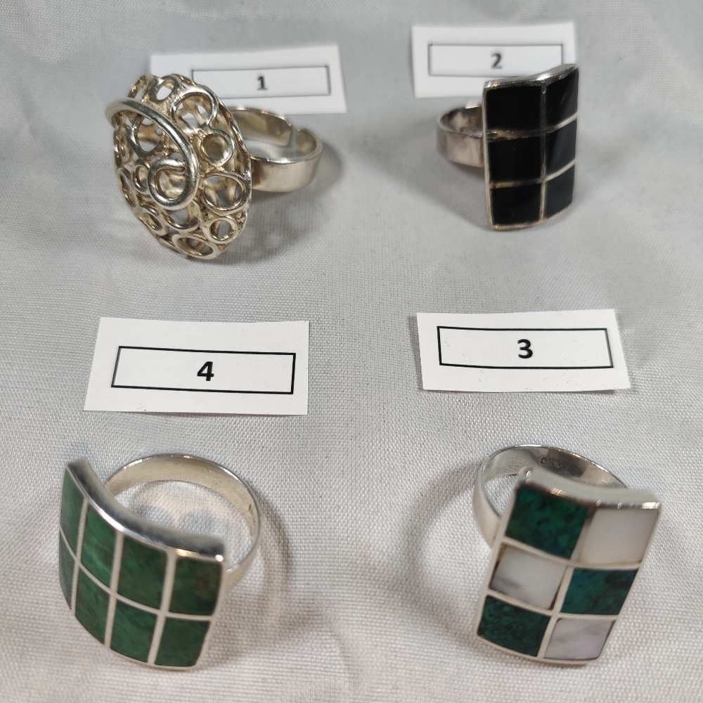 Peruvian Silver Rings